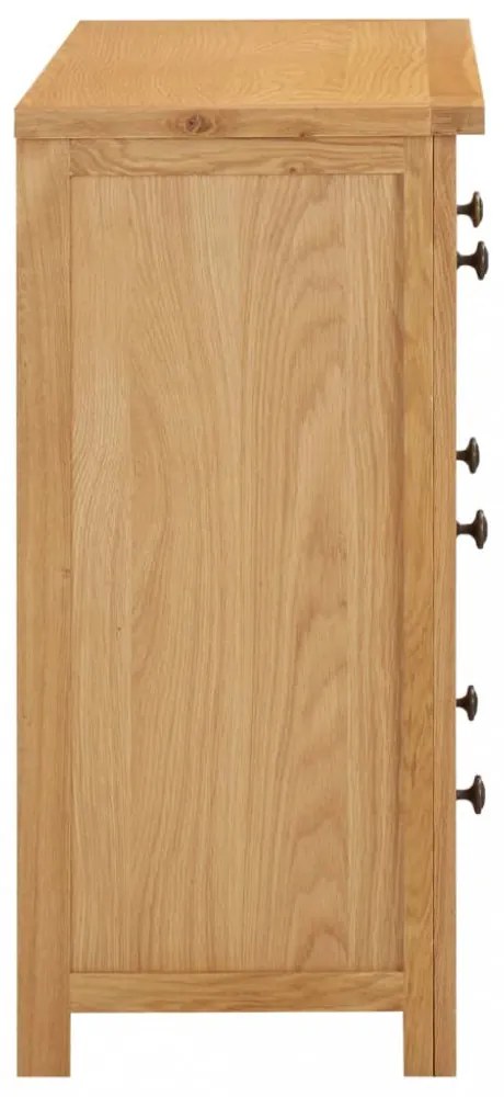 tömör tölgyfa komód 80 x 35 x 75 cm