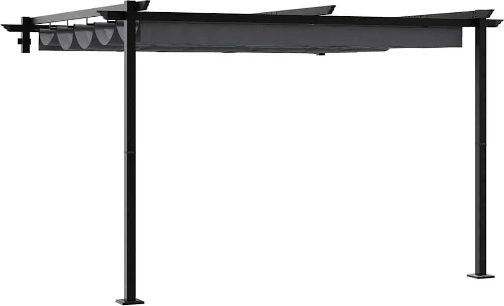 vidaXL Pavilon Antracit 300 x 300 x 200 cm Poliészter
