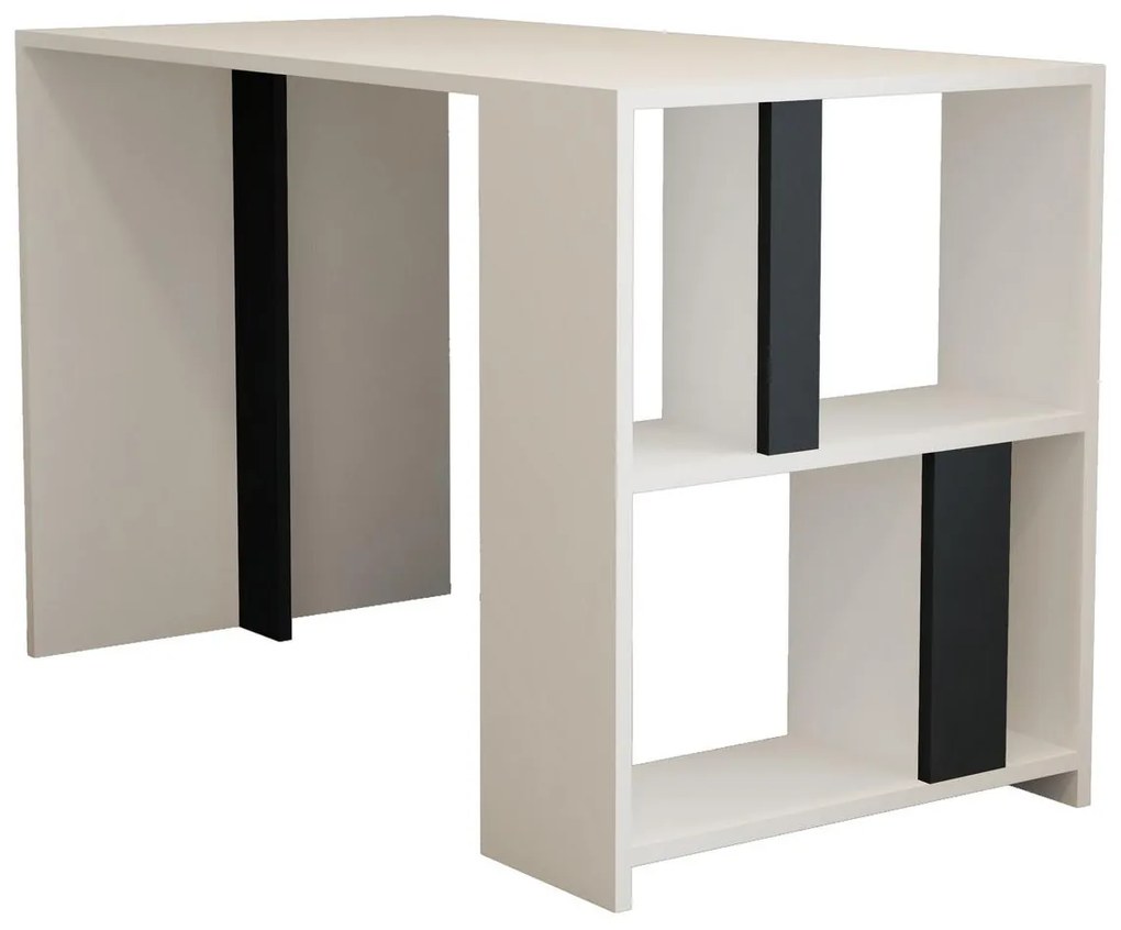 PC asztal Limba (fehér + antracit). 1088793