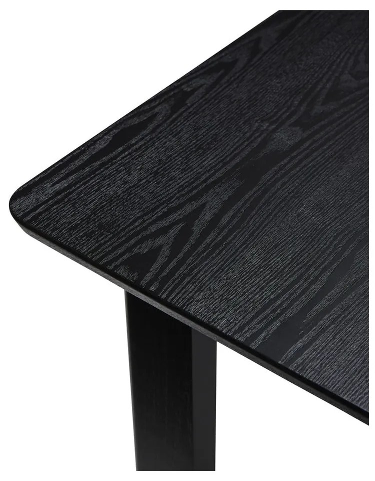 Fekete étkezőasztal 95x195 cm Dapper – Hübsch
