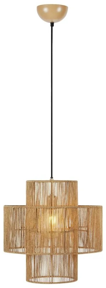 Markslöjd 108767 - Csillár zsinóron SOGA 1xE27/40W/230V arany