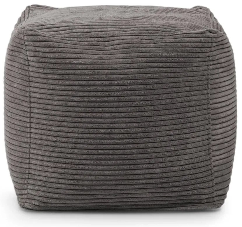 Téglavörös kordbársony babzsákfotel Up! MooG – SLOWDOWN