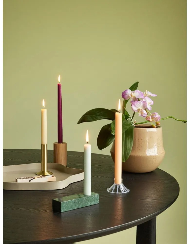 Üveg gyertyatartó Heir – Hübsch