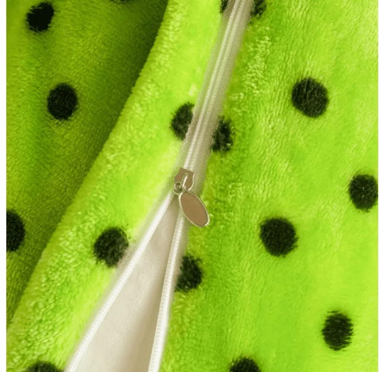 Mikroplüss ágyneműhuzat COLAM zöld Ágyneműhuzat mérete: 70 x 90 cm | 140 x 200 cm