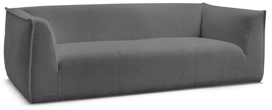 Sötétszürke buklé kanapé 242 cm Giorgia – Bobochic Paris