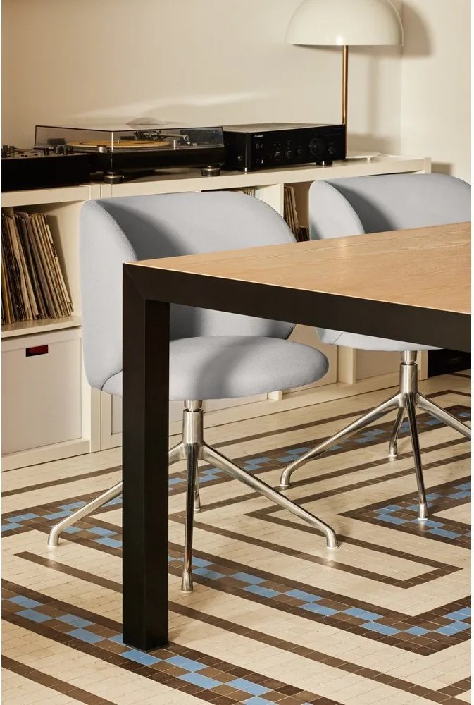 Étkezőasztal tölgyfa asztallappal 75x180 cm Alma – Teulat