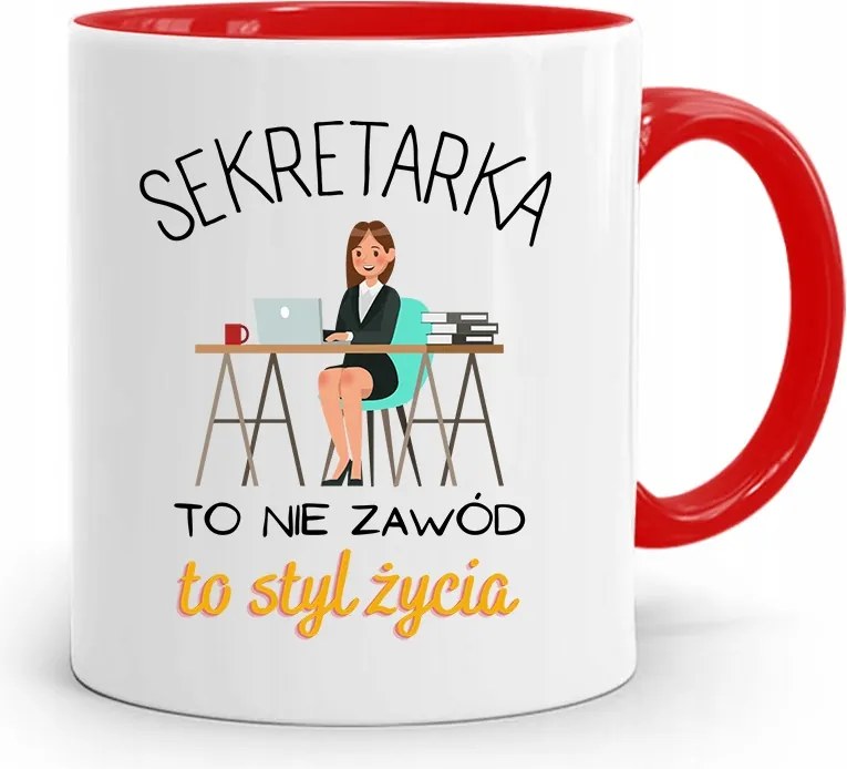 Piros Bögre A Titkárnő Ajándéka Egy Életstílus, fényképes nyomtatással