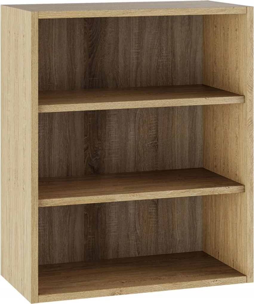 Tölgyfa korpusz kő felső konyhaszekrény 60/72 tartozékokkal