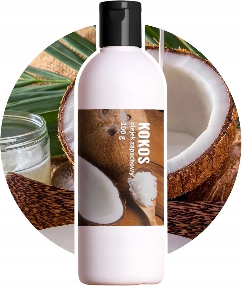 Kókusz illatolaj 100g szappanbázisú viaszgyertya diffúzorhoz