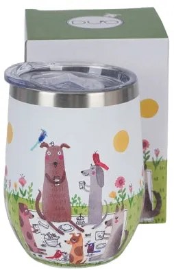 Kutyás Rozsdamentes acél hőtartó termosz pohár 330 ml Dog Picnic