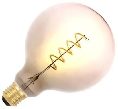 LED Izzó FILAMENT SPIRAL G125 E27/4W/230V 2000K szürke/rózsaszín