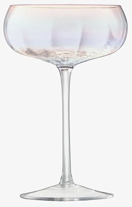 Široká sklenice na šampaňské Pearl, 300 ml, perleťová, set 4ks - LSA International