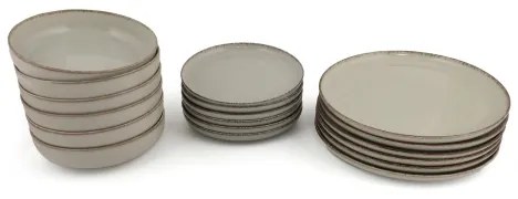 18 részes zöld porcelán étkészlet