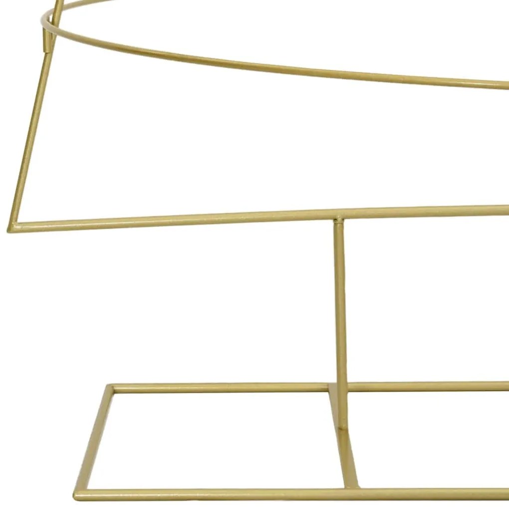 Fém karácsonyfa állvánnyal Arany 210 cm Porszórt Acél