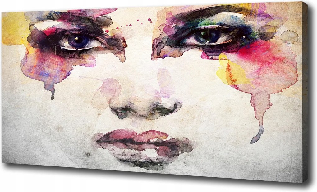 Vászonkép Női portré 120x60 cm