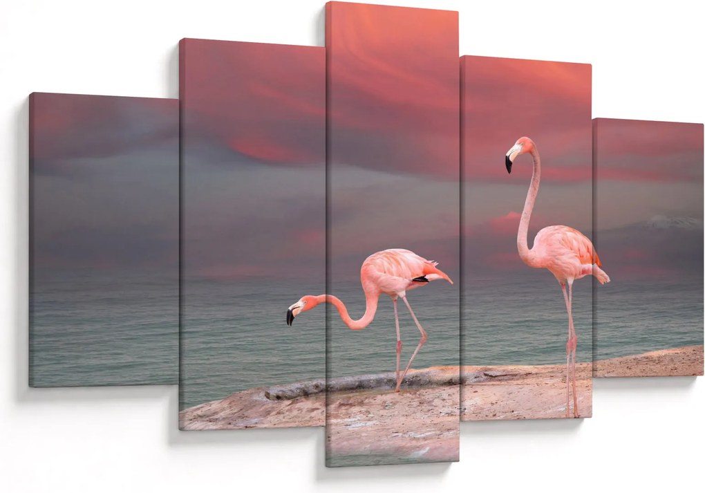 Flamingók képe (150x105 cm)