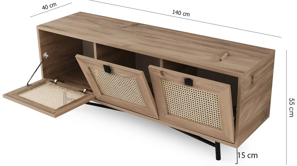 TV szekrény Alcazar 140