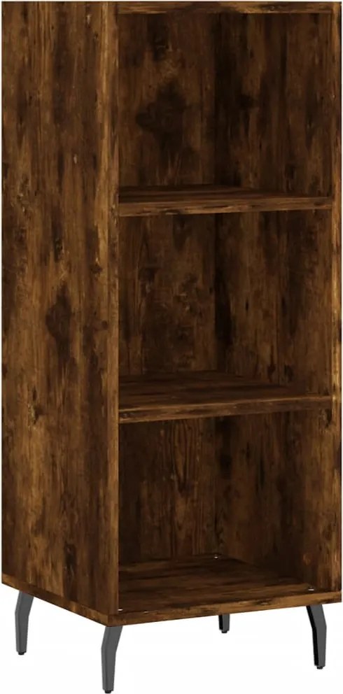 vidaXL sonoma tölgy színű szerelt fa tálalószekrény 34,5x32,5x90 cm
