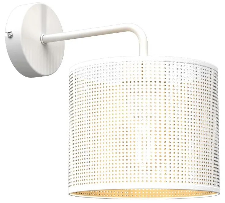 Fali lámpa LOFT SHADE 1xE27/60W/230V fehér/arany
