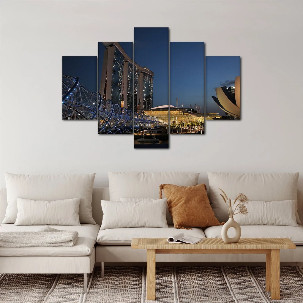 Modern metropolisz képe (150x105 cm)