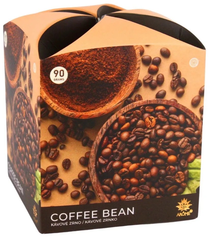 Arome illatgyertya üvegben Coffee Bean, 90 g