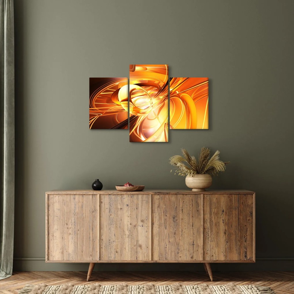 Absztrakciós kép (90x60 cm)