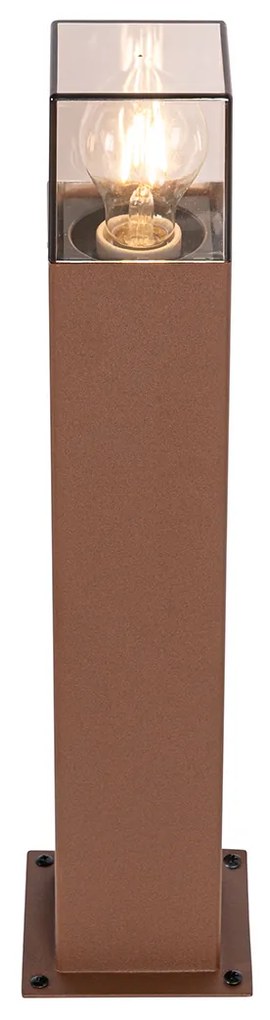 Ipari kültéri állólámpa rozsdabarna 50 cm IP44 - Denmark