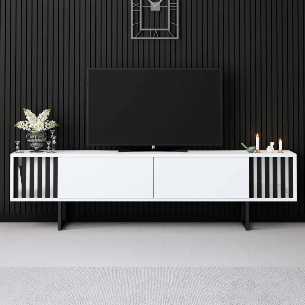 Chrome Line - White, Black