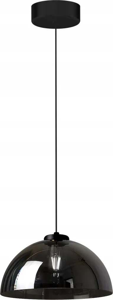 Függőlámpa Gamma Black 1xE27