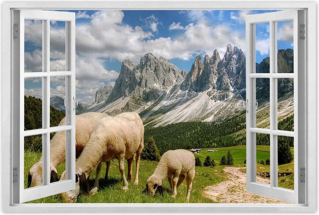 Poszterek 120x80 Hegyek Juh legeltetés