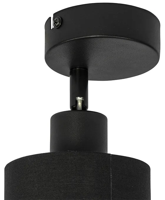 Mennyezeti lámpa fekete állítható - Hetta