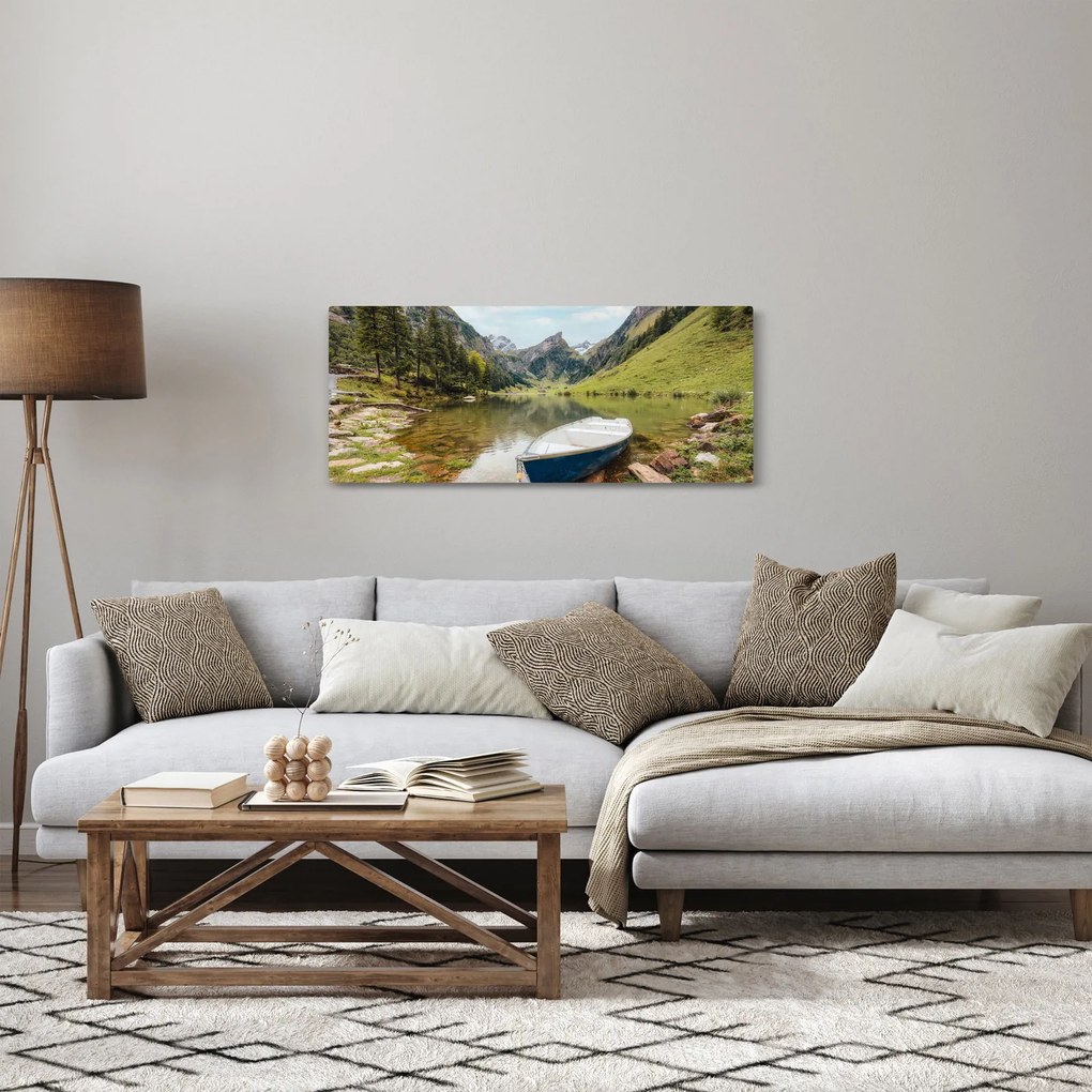 Kép - Seealpsee, svájci tó (120x50 cm)