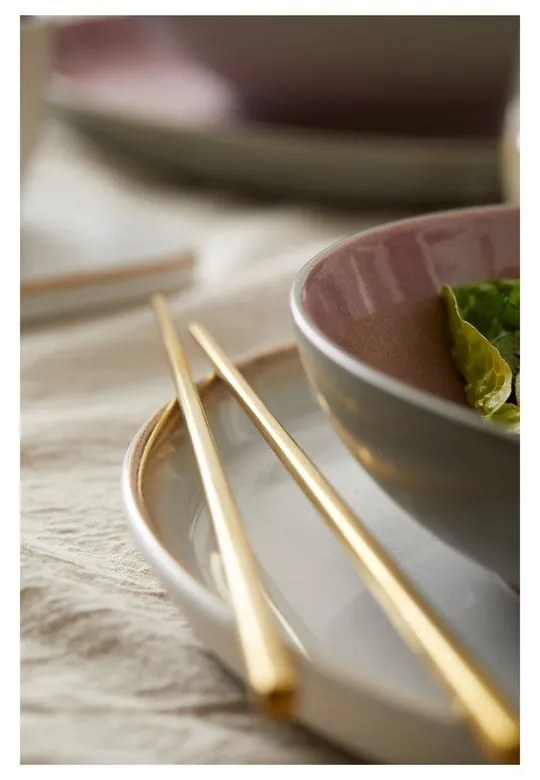 Brass aranyszínű étkező pálcikák állvánnyal - Bitz