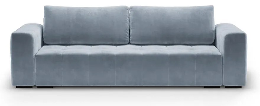 Luca világoskék kinyitható bársonykanapé - Milo Casa