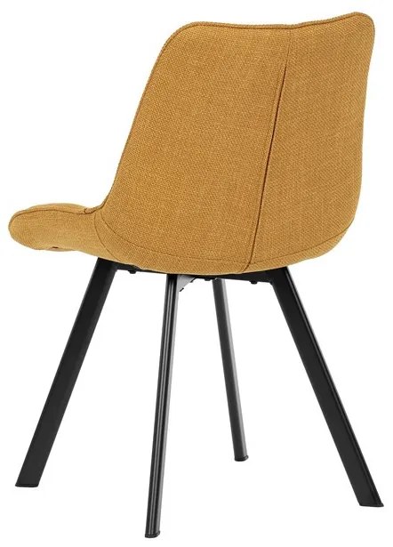 Étkezőszék sárga szövettel. HC-465 YEL2