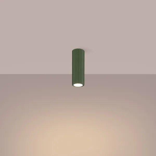 Sollux SL.1607 - Spotlámpa KARBON 1xGU10/10W/230V 20 cm zöld