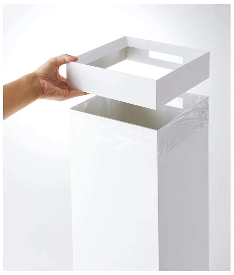 Fehér fém szemetes 27 l Tall – YAMAZAKI