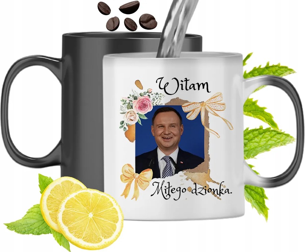 Duda András Színváltó Mágikus Bögre fényképes nyomtatással