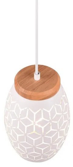 Fehér függőlámpa ø 15 cm Bidar – Trio