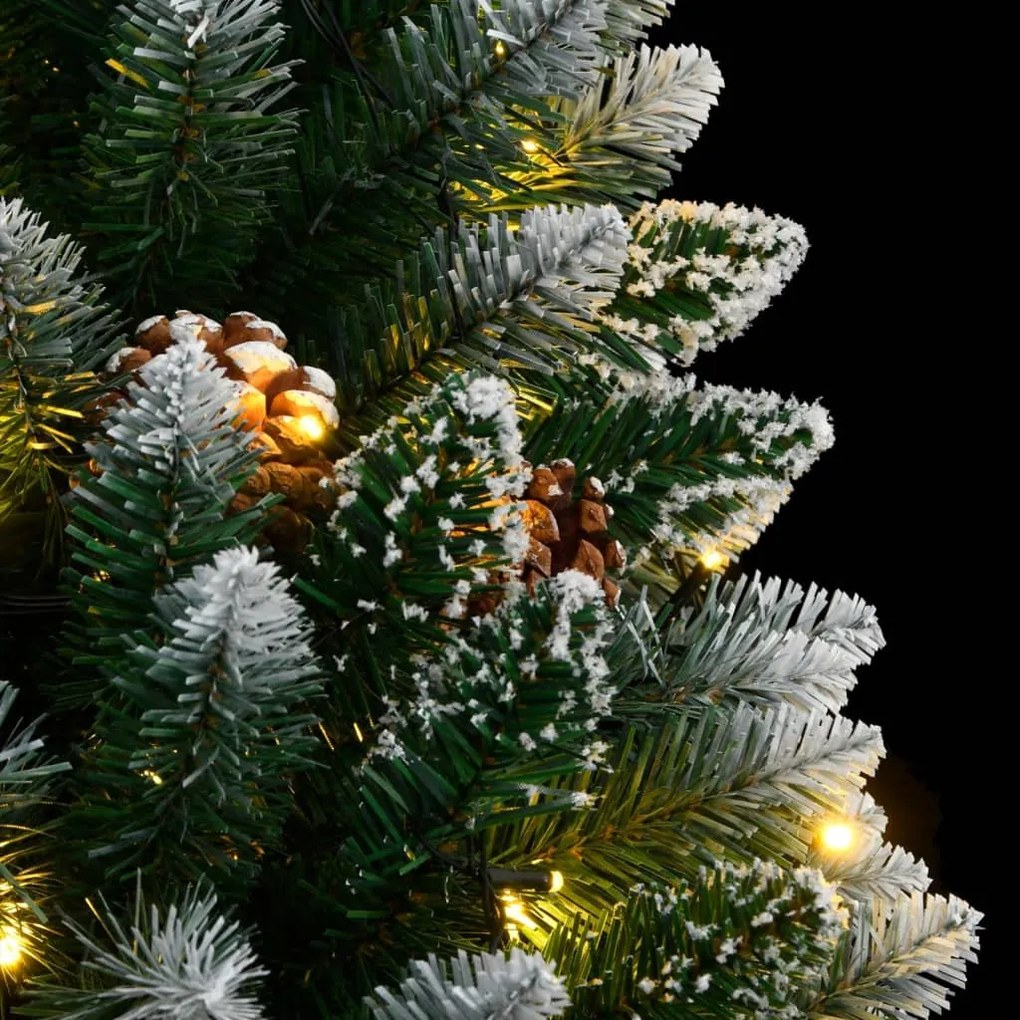 műkarácsonyfa 300 LED-del 240 cm