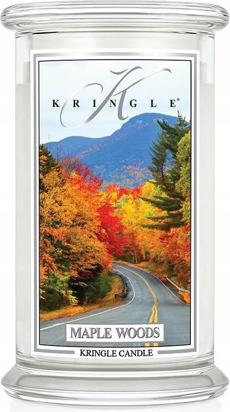 Nagy méretű Maple Woods gyertya Kringle Candle