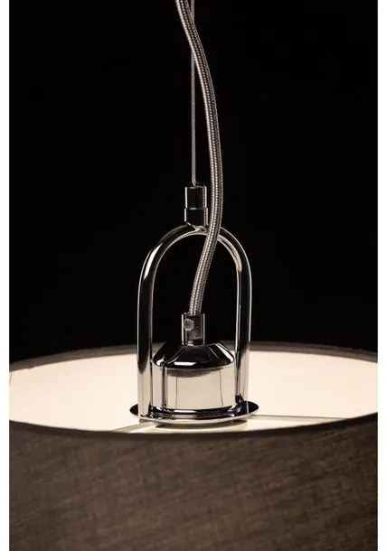 Lámpa Mennyezeti lámpatest KASEL , 6243, AC220-240V, 50/60Hz, 1*E27, max.40W, átmérő 40 cm, szürke