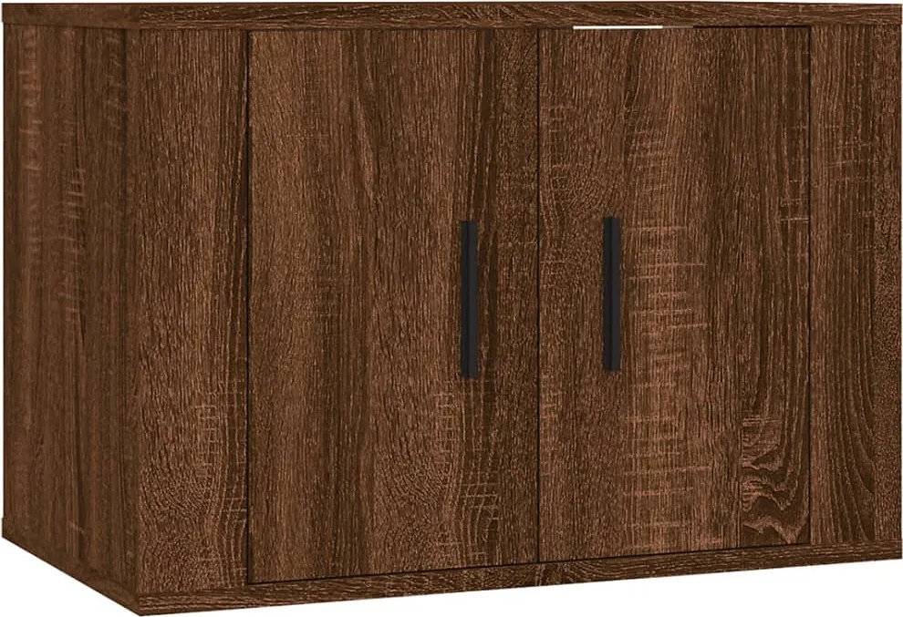vidaXL barna tölgy színű fali TV-szekrény 57 x 34,5 x 40 cm