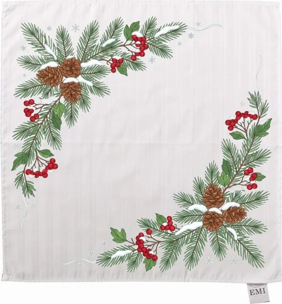 EMI Evergreen damaszt terítő 40x40 cm