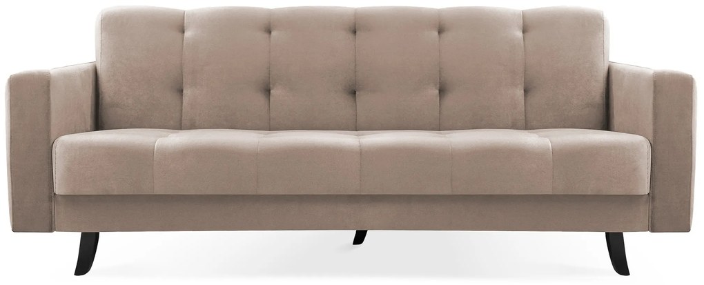 ID LISSZABON kanapéágy tárolóval - krémszínű