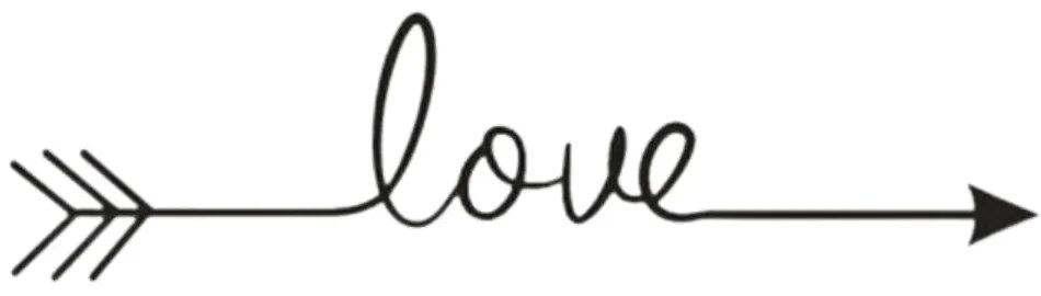 Falmatrica"Love" 14x58 cm