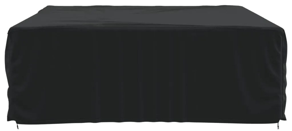 fekete 420D oxford szövet kerti bútorhuzat 350 x 260 x 90 cm