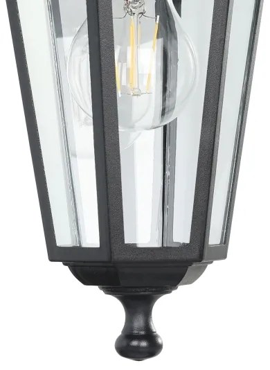 EGLO 22467 - LATERNA 4 kültéri fali lámpa 1xE27/60W fekete