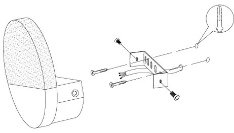 Eglo 96041 - LED Fali lámpa METRASS 1 1xLED/4,5W/230V