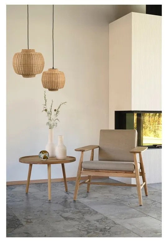 Krémszínű agyagkerámia váza Elv – Villa Collection